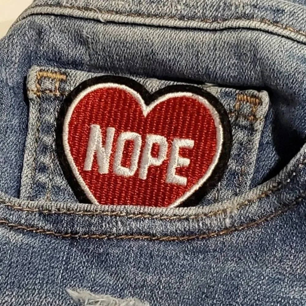 Express Jean Shorts Distressed Patches Size 4